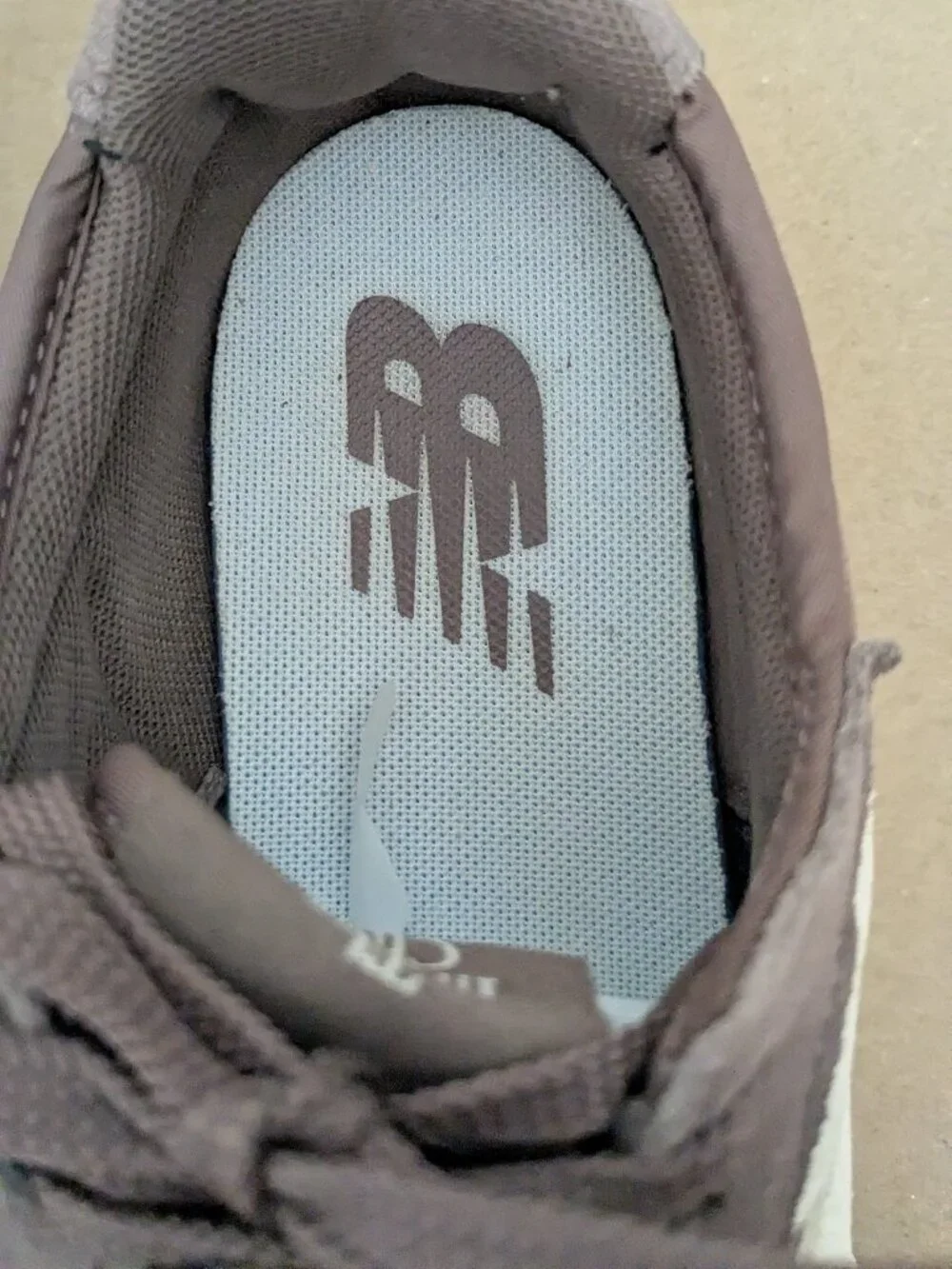 New Balance 327 Mushroom Moonbeam Brown White Sneakers Shoes Size 8.5 W5327A - Picture 9 of 14